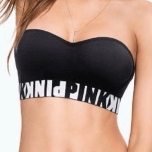 NWOT Victoria’s Secret pink, strapless bra, size large